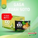 GAGA 100 Mie Instan Extra Pedas Kuah Soto Level-2 (1 Dus/Karton)