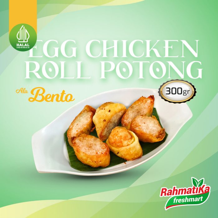 Egg Chicken Roll Potong Home Made Rahmatika Food 300 gr