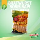 KINGFOOD Sosis Sapi Bratwurst Lada Hitam 500 gr Isi 12