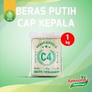 Beras Putih Cap Kepala C4 / 1 Kg