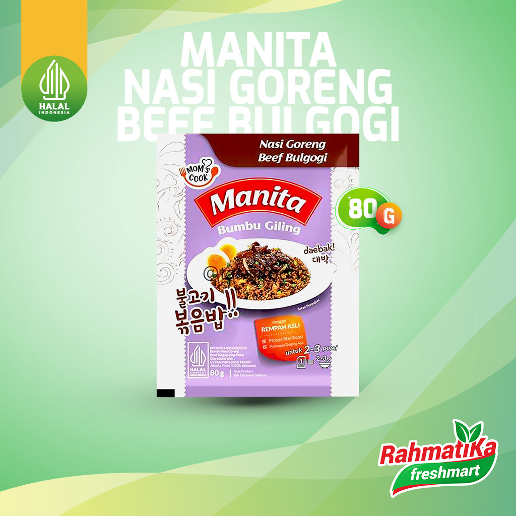 Manita Nasi Goreng Beef Bulgogi / Bumbu Instan 80g