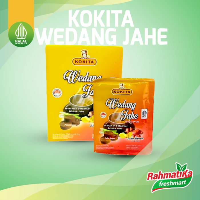 KOKITA Wedang Jahe 1 Box (5 Pcs)