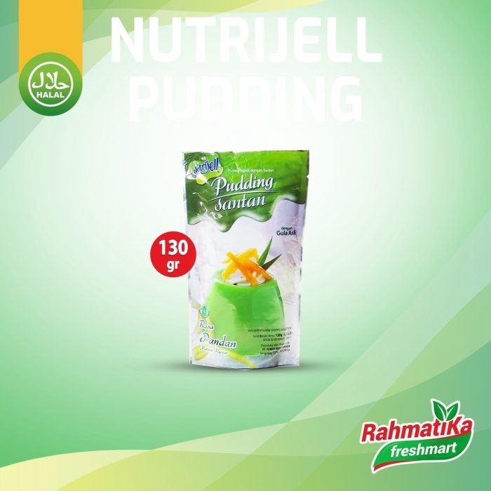 Nutrijell Pudding Lapis Rasa Pandan 130 gram