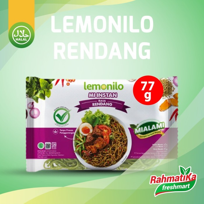 Lemonilo Mi Instan Rasa Rendang 1 Pcs