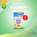 My Select  Peach Halves / Buah Persik Kaleng 425 gram