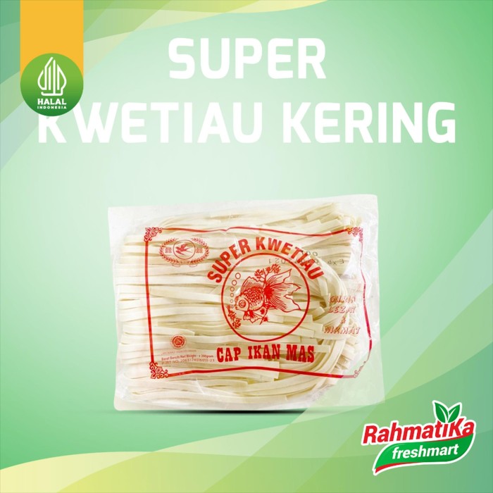 Super Kwetiau Kering Cap Ikan Mas 200 gr