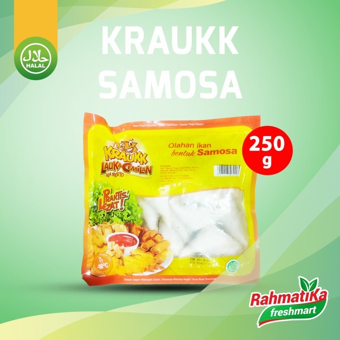 KRAUKK Olahan Ikan Bentuk Samosa 250 gram