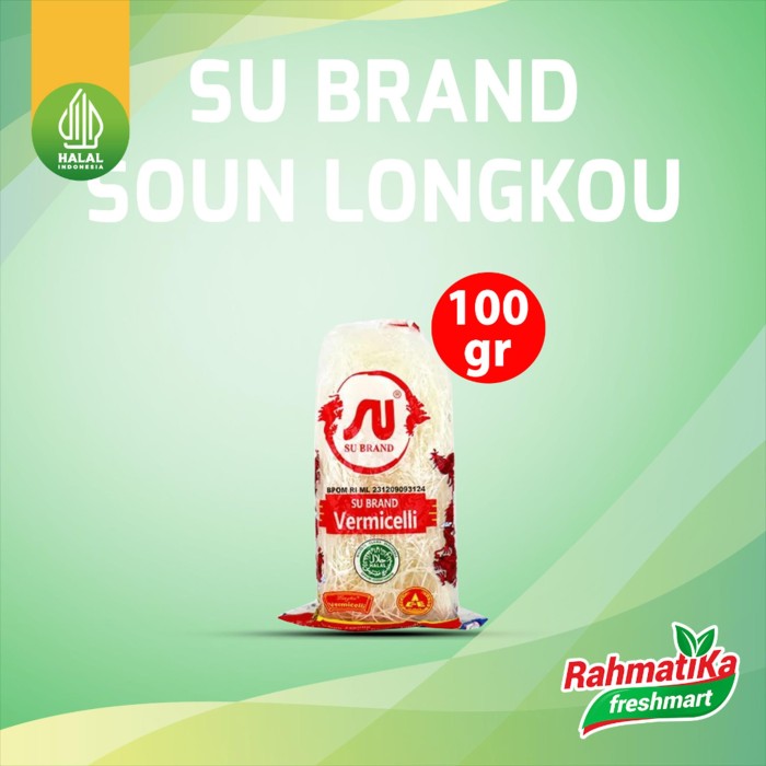 SU BRAND Vermicelli Soun Longkou 100 gr