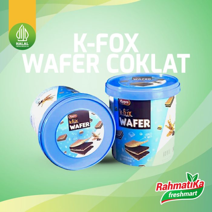 Kogen K-Fox Wafer Rasa Cokelat 250 gr