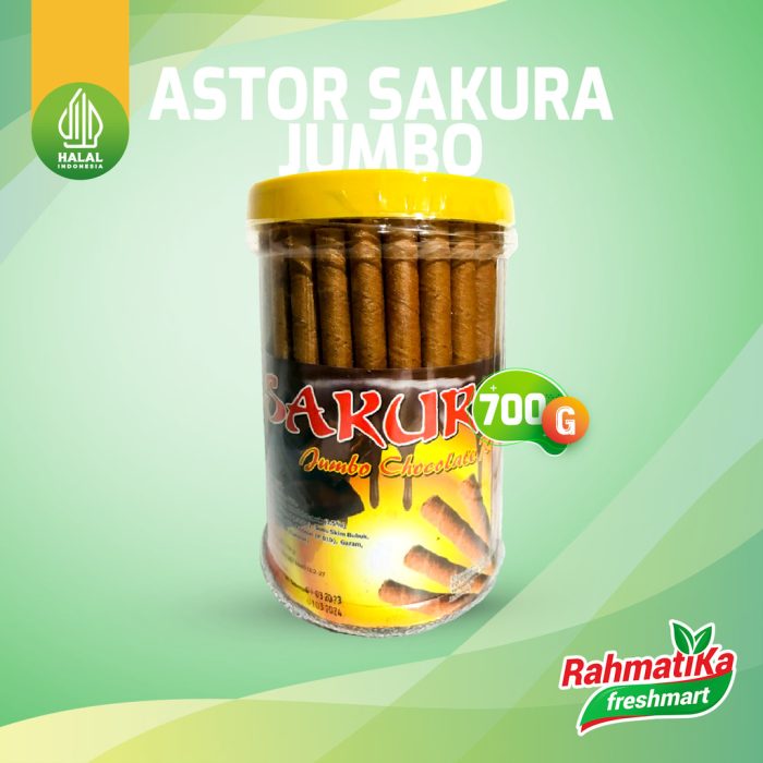 Sakura Jumbo Chocolate Roll / Astor Sakura Jumbo 700 gr