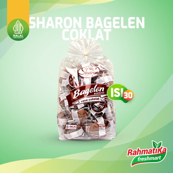 Sharon Bagelen Rasa Coklat / Roti Kering Rasa Coklat 300 gr