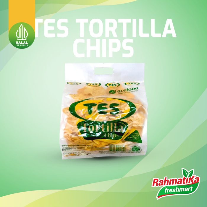 Tes Tortilla Chips Rasa Jagung Bakar 225 gr