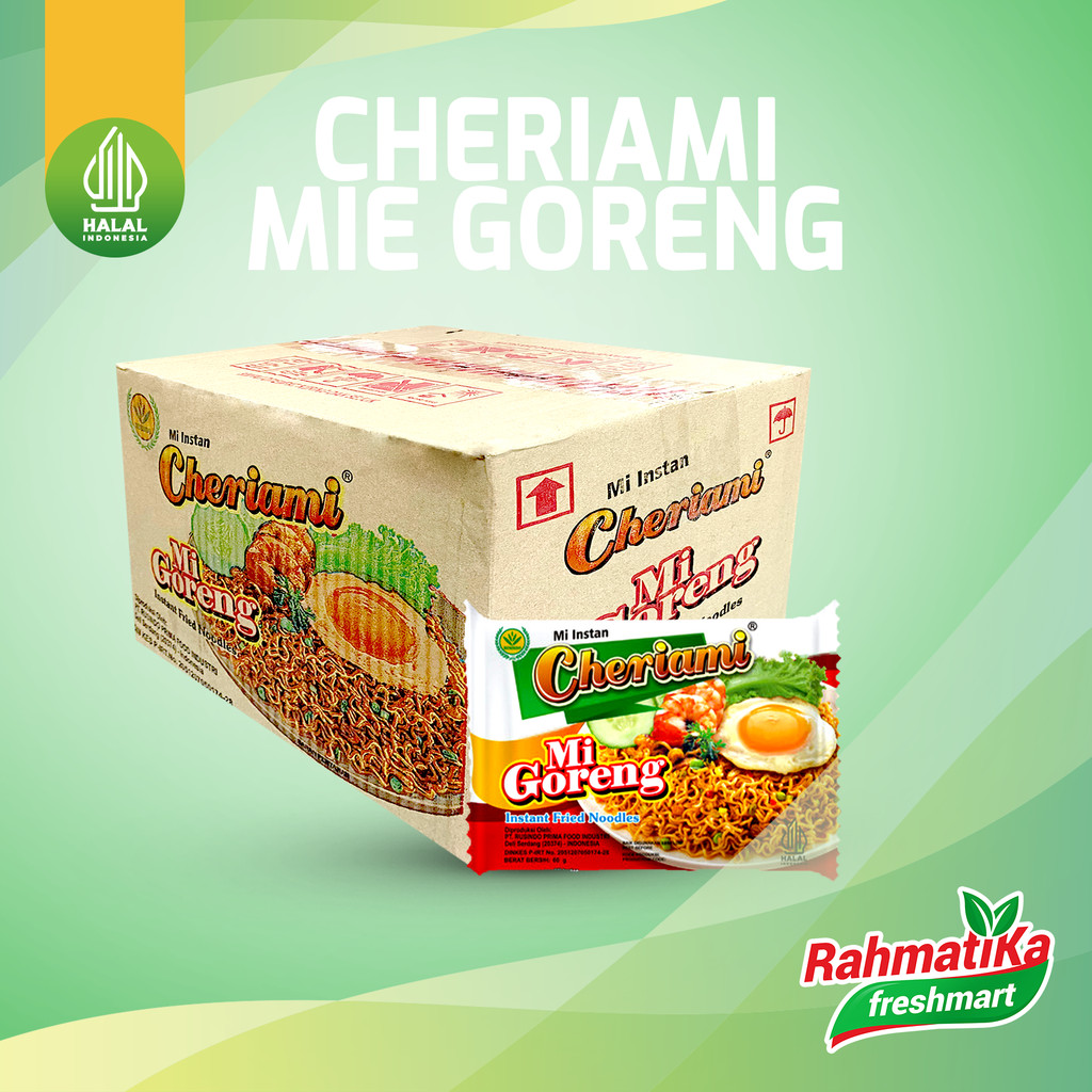 Cheriami Mi Instan Goreng 1 Dus/Karton (Isi 40 Pcs)