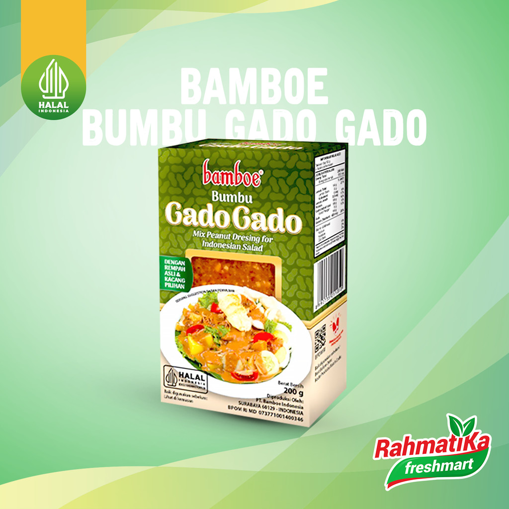 Bamboe Gado-Gado / Bamboe Bumbu Gado-Gado 200 gram