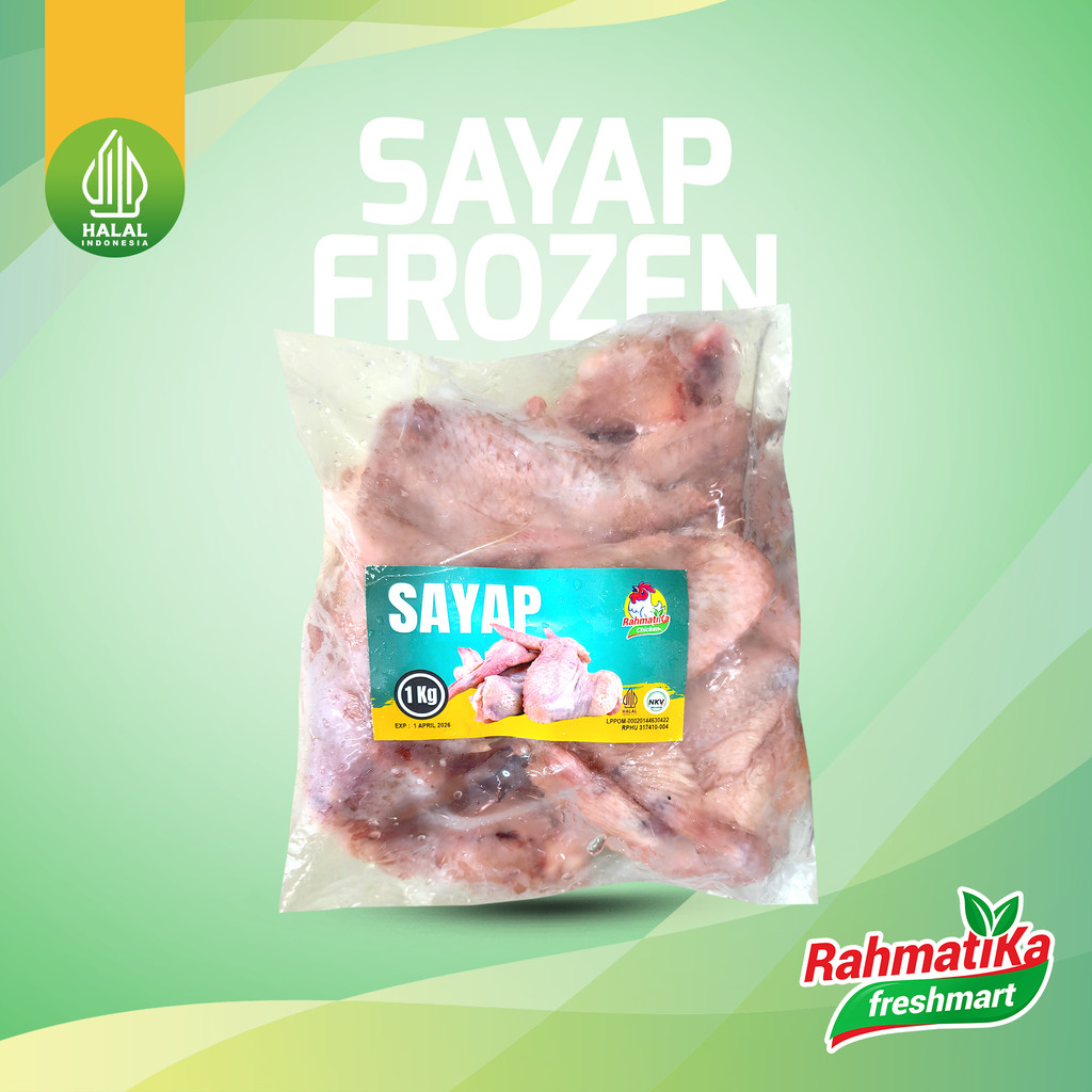 Sayap Ayam Frozen / Chicken Wings Frozen 1 Kg (Frozen)