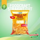 Foodcraft Crinkle Cut Fries / Kentang Beku Irisan 1 Kg