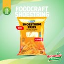Foodcraft Shoestring Fries / Kentang Irisan Beku 1 Kg